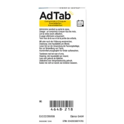 AdTab Anti Vlo en Teek Kauwtabletten Hond >5,5-11 kg 3 tabletten