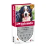Advantix Spot On 600 Anti Vlooien en Teken Druppels Hond 40 - 60 kg 6 pipetten