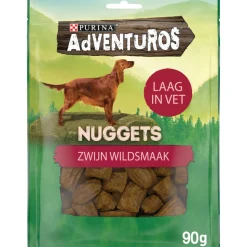 Adventuros Hondensnack Nuggets Wildzwijnsmaak 90 gr