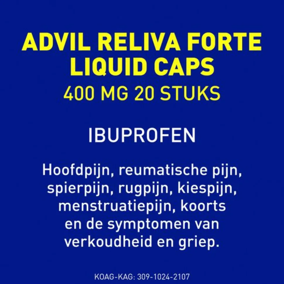 Advil Reliva Forte Liquid-Caps 400 20 capsules