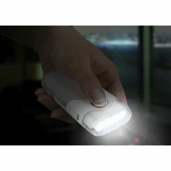 Alecto ATL-80 Oplaadbare LED zaklamp / automatisch LED nachtlampje Wit