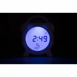 Alecto BC-100 Slaaptrainer-Nachtlamp-Wekker Wit