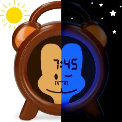 Alecto BC-100 Slaaptrainer-Nachtlamp-Wekker Aap