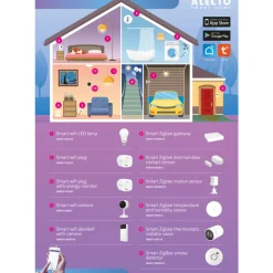 Alecto SMART-PLUG20 Smart WiFi Tussenstekker met Energiemeter