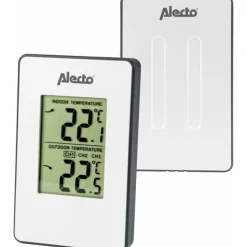 Alecto WS-1050 Weerstation Met Draadloze Buitensensor Wit