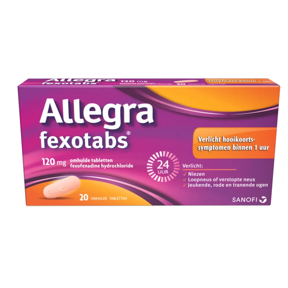 Allegra Fexotabs Bij Hooikoorts 20 tabletten