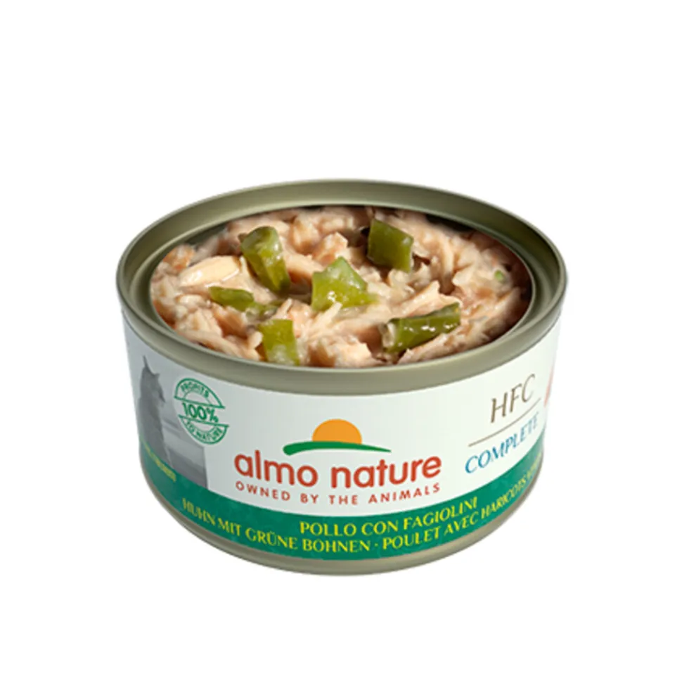 Almo Nature HFC Complete Graanvrij Kattenvoer Nat Kip & Groene Bonen 70 gr