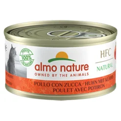 Almo Nature HFC Natural Kattenvoer Nat Blikje Kip & Pompoen 70 gr