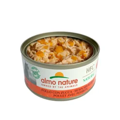 Almo Nature HFC Natural Kattenvoer Nat Blikje Kip & Pompoen 70 gr