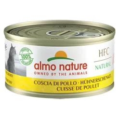 Almo Nature HFC Natural Kattenvoer Nat Blikje Kippenboutvlees 70 gr