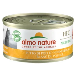 Almo Nature HFC Natural Kattenvoer Nat Blikje Kippenborst 70 gr