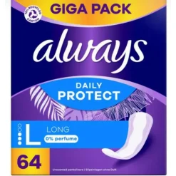 Always Daily Protect Inlegkruisjes Long 64 stuks