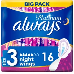 Always Maandverband Platinum Ultra Night 16 stuks