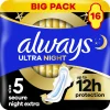 Always Maandverband Ultra Secure Night Extra 16 stuks