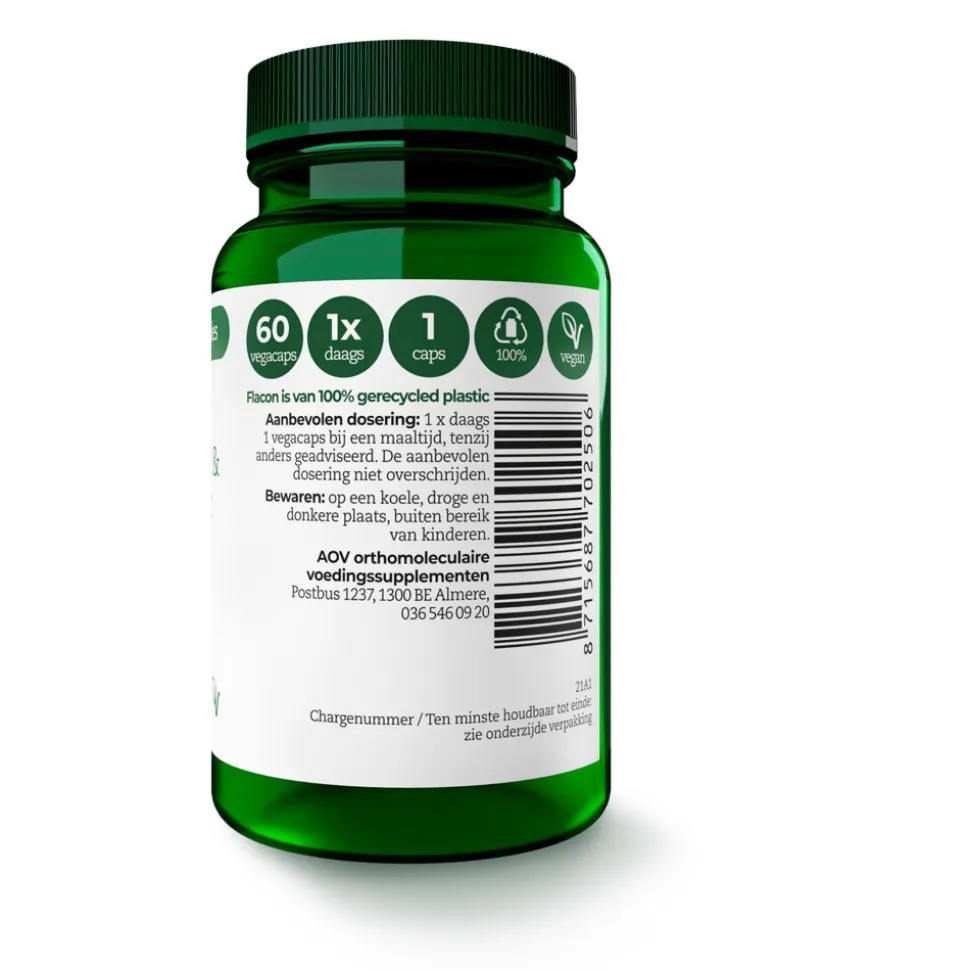 AOV 250 Vitamine B12 & Foliumzuur (800 mcg) 60 vegacapsules