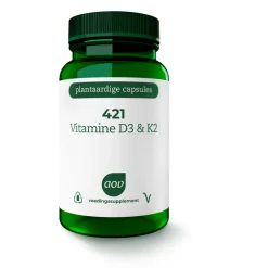 AOV 421 Vitamine D3 & K2 60 vegacapsules