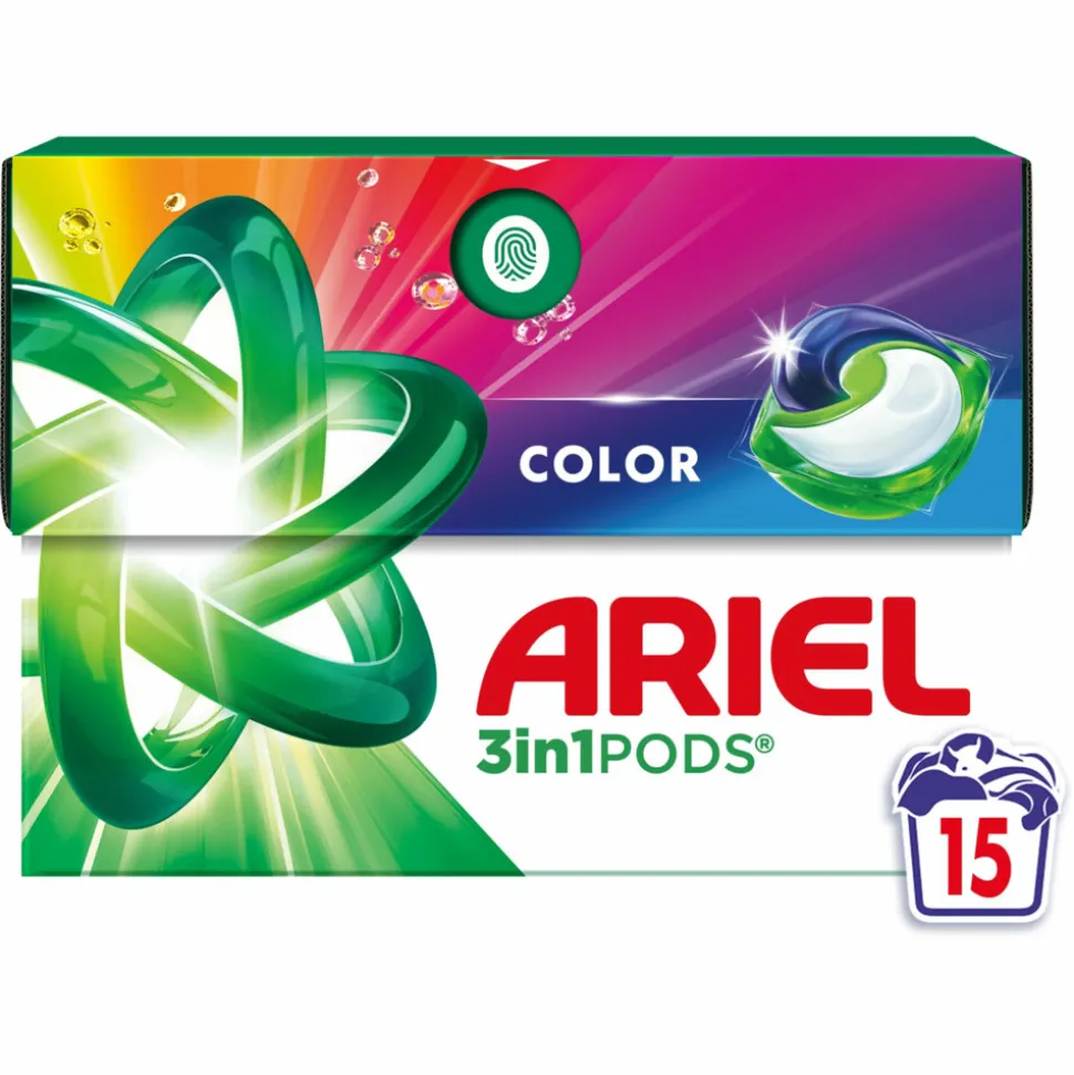 Ariel 3in1 Wasmiddel Pods Color 15 stuks