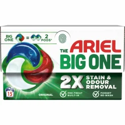 Ariel 3in1 Wasmiddel Pods The Big One Original 15 stuks
