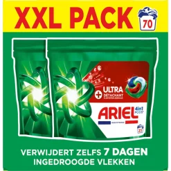 Ariel 4in1 Wasmiddel Pods Ultra Vlekverwijderaar 70 stuks