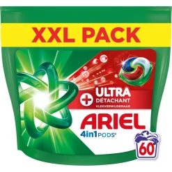 Ariel 4in1 Wasmiddel Pods Ultra Vlekverwijderaar 60 stuks
