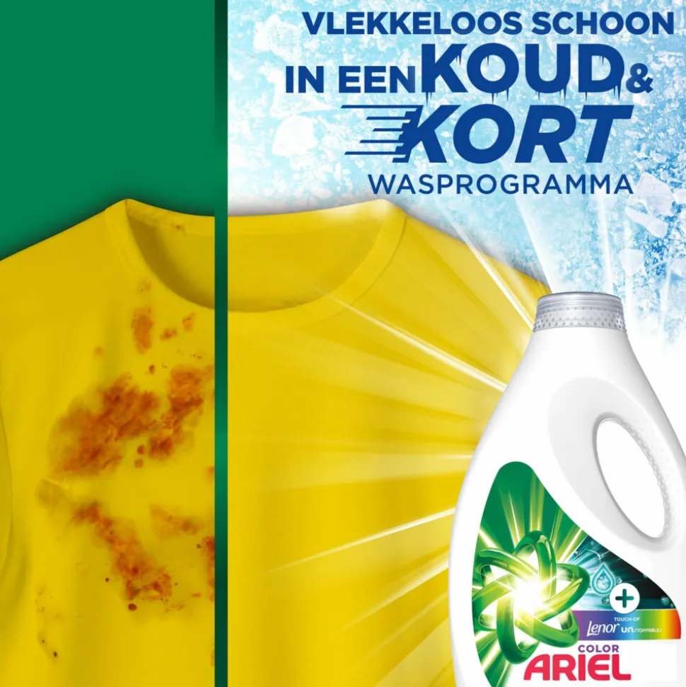 Ariel Vloeibaar Wasmiddel Color Lenor Unstoppables 31 Wasbeurten 1395 ml