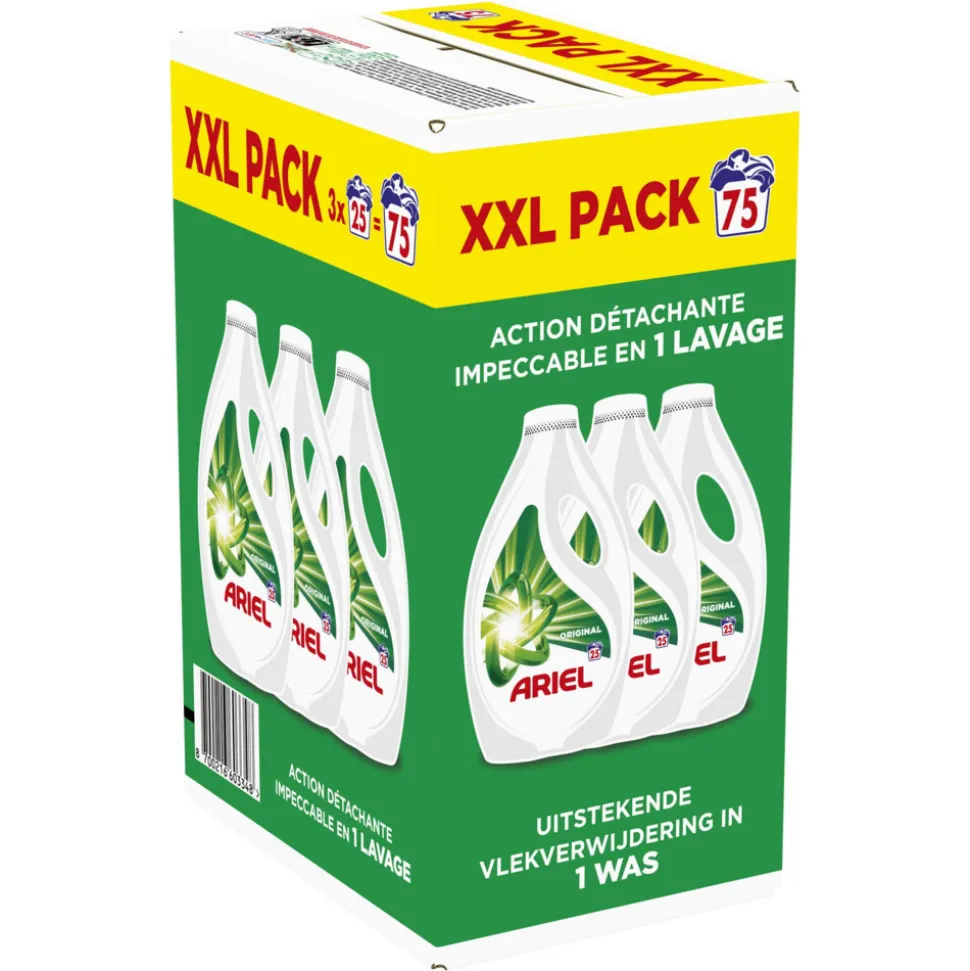 Ariel Vloeibaar Wasmiddel Original 75 Wasbeurten 3375 ml
