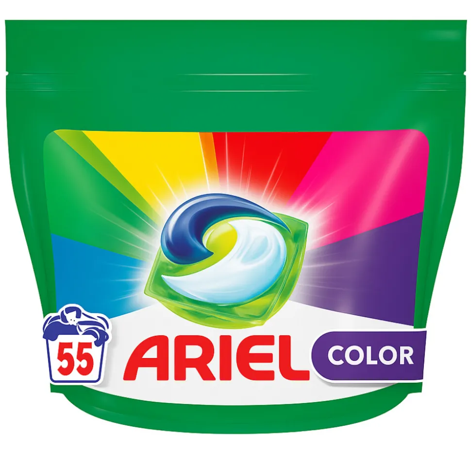 Ariel Wasmiddel 3in1 Pods Color 55 stuks