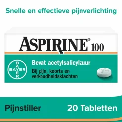 Aspirine 100 mg 20 tabletten