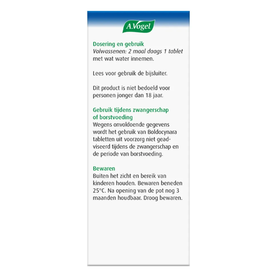 A.Vogel Boldocynara 80 tabletten