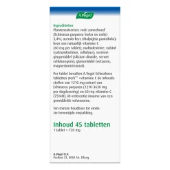 A.Vogel Echinaforce Sterk + Vitamine C 45 tabletten