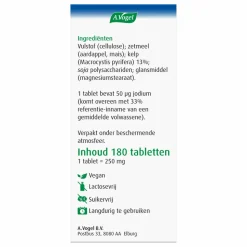 A.Vogel Kelpasan Schildklier 180 tabletten