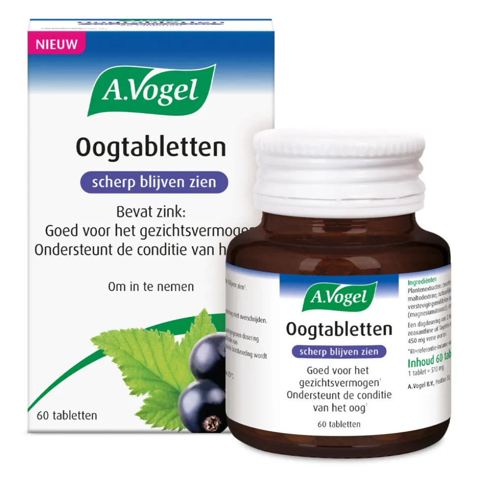 A.Vogel Oogtabletten 60 tabletten