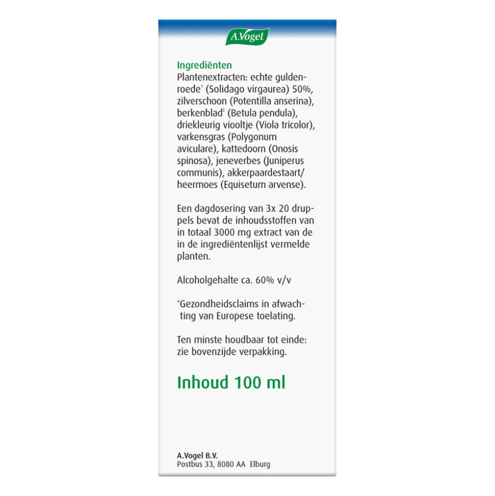 A.Vogel Solidago Vochthuishouding 100 ml