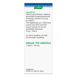 A.Vogel Vitamine D3 25 ug 100 tabletten