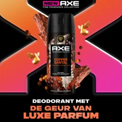 Axe Deodorant Bodyspray Copper Santal 150 ml