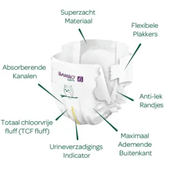 Bambo Nature Luiers Maat 6 (16-30 kg) 20 stuks