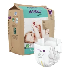 Bambo Nature Luiers Maat 3 (4-8 kg) 28 stuks