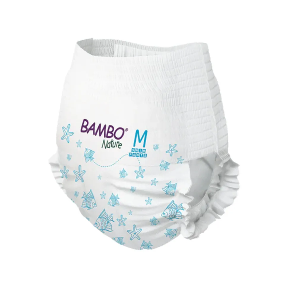 Bambo Nature Zwemluierbroekjes Medium 12+ kg 12 stuks