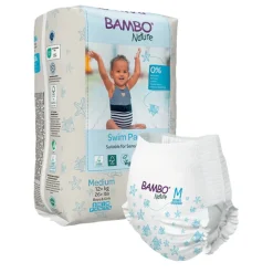 Bambo Nature Zwemluierbroekjes Medium 12+ kg 12 stuks