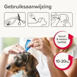 Beaphar Combotec Anti Vlooien en Teken Druppels Hond 10-20 kg 2 pipetten