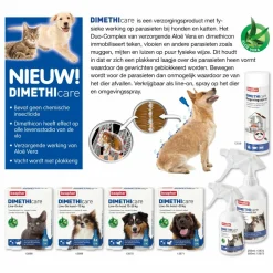 Beaphar Dimethicare Line-On Anti Teken- & Vlooiendruppels Hond 0 - 15 kg 6 pipetten