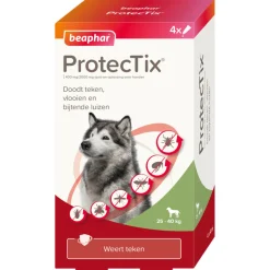 Beaphar ProtecTix Hond Anti Vlo & Teek 25-40 kg 4 pipetten