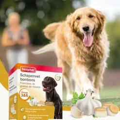 Beaphar Schapenvet Bonbons Knoflook 245 gr