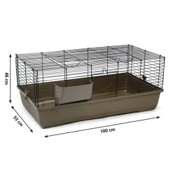 Beeztees Konijnenkooi Baldo Mokka 100 cm