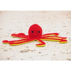 Beeztees Pluche Hondenspeelgoed Octopus Amy Rood 56 cm