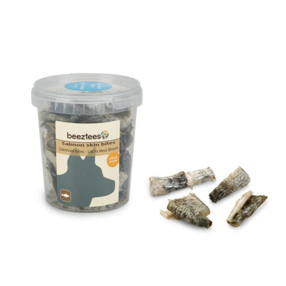Beeztees Zalmhuid Bites 75 gr