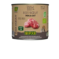 BF Petfood Biofood Organic Hond en Kat 100% Rund 200 gr