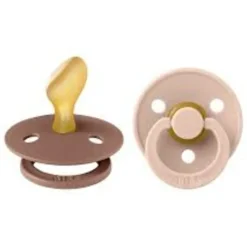 Bibs Fopspeen Anatomisch Maat 2 6-18 mnd Woodchuck Blush 2 stuks