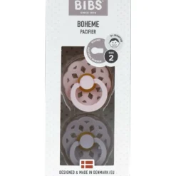 Bibs Fopspeen Maat 2 6-18 mnd Blossom Dusky Lilac 2 stuks