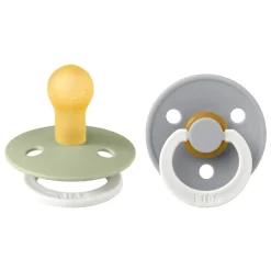 Bibs Fopspeen Maat 1 0-6 mnd Glow Sage Cloud 2 stuks